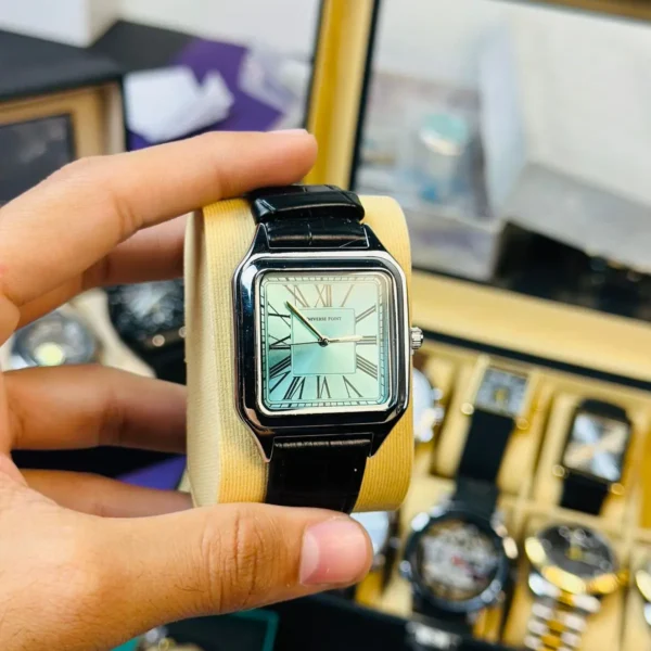 Universe Point Square Roman Edition | Minimalist Tank-Style Luxury Watch